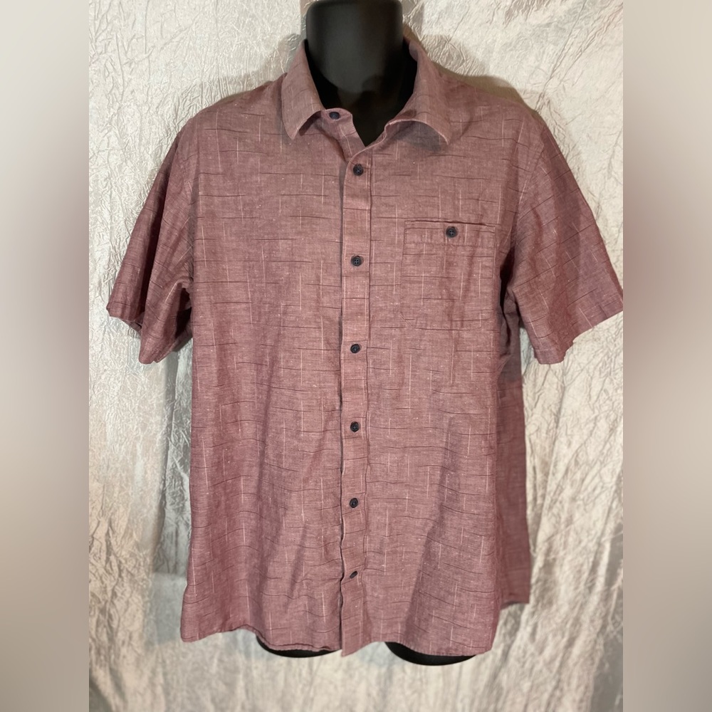 Travis Mathew Xl Short Sleeved Button Up Cotton S… - image 1